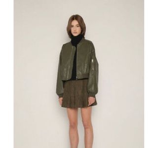 Oak+fort moto bomber jacket OS